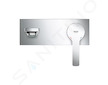 Grohe Lineare - Umyvadlová baterie L pod omítku, 2-otvorová instalace, chrom 23444001
