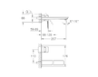 Grohe Lineare - Umyvadlová baterie pod omítku, 2-otvorová instalace, kartáčovaný Hard Graphite 23444AL1