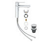 Grohe Lineare - Umyvadlová baterie s výpustí Push-Open, chrom 23106001