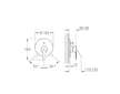 Grohe Lineare - Vanová baterie pod omítku, chrom 19297001