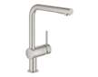 Grohe Minta - Dřezová baterie s výsuvnou sprškou, supersteel 30274DC0