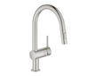 Grohe Minta - Dřezová baterie s výsuvnou sprškou, supersteel 32321DC2