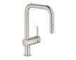 Grohe Minta - Dřezová baterie s výsuvnou sprškou, supersteel 32322DC2