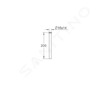 Grohe Náhradní díly - Prodloužení splachovací trubky, chrom 37042000