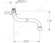Grohe Náhradní díly - Ramínko pro kuchyňskou nástěnnou baterii, chrom 13051000