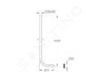 Grohe Náhradní díly - Splachovací trubka, chrom 37108000