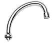 Grohe Náhradní díly - Výtoková trubice, chrom 13076000