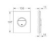 Grohe Nova Cosmo - Ovládací tlačítko Light, chrom 38809000