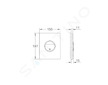 Grohe Nova Cosmopolitan - Ovládání splachování, phantom black 38765KF0