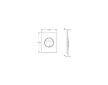 Grohe Nova Cosmopolitan S - Ovládací tlačítko, Satin Graphite 37601MG0