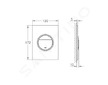 Grohe Nova Cosmopolitan S - Ovládací tlačítko, supersteel 37601DC0