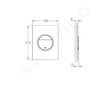 Grohe Nova Cosmopolitan S - Ovládání splachování, phantom black 37601KF0