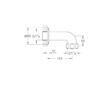 Grohe  - Odpadní koleno, chrom 12432000