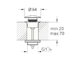 Grohe  - Odpadová souprava, Hard Graphite 65807A00