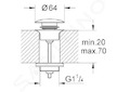 Grohe Odtokové soupravy - Odpadová souprava, chrom 65807000