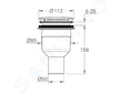 Grohe Odtokové soupravy - Odtoková souprava pro vaničky, svislý odpad, chrom 49533000