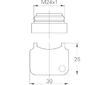 Grohe  - Perlátor M24x1, chrom 36133000