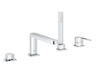 Grohe Plus - Baterie na okraj vany, 4-otvorová instalace, chrom 29307003