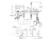 Grohe Plus - Baterie na okraj vany, 4-otvorová instalace, kartáčovaný Hard Graphite 29307AL3