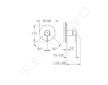Grohe Plus - Sprchová baterie pod omítku, kartáčovaný Hard Graphite 24059AL3