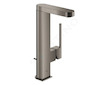Grohe Plus - Umyvadlová baterie L, s výpustí a výsuvnou koncovkou, kartáčovaný Hard Graphite 23843AL3