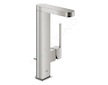 Grohe Plus - Umyvadlová baterie L, s výpustí a výsuvnou koncovkou, supersteel 23843DC3