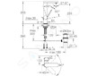 Grohe Plus - Umyvadlová baterie L, s výpustí, chrom 23851003