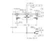 Grohe Plus - Umyvadlová baterie M s výpustí, 3-otvorová instalace, chrom 20301003