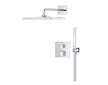 Grohe Precision Cube - Sprchový set s termostatem pod omítku, 31x31 cm, chrom 34879000