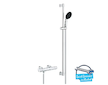 Grohe Precision Get - Sprchový set s termostatem, chrom 34857000