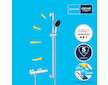 Grohe Precision Get - Sprchový set s termostatem, chrom 34857000