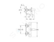 Grohe Precision Get - Termostatická vanová baterie, chrom 34774000