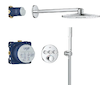Grohe Precision SmartControl - Sprchový set s termostatem pod omítku, průměr 31 cm, 2 proudy, chrom 34874000