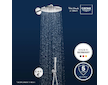 Grohe Precision SmartControl - Sprchový set s termostatem pod omítku, průměr 31 cm, 2 proudy, chrom 34874000