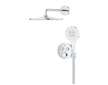 Grohe Precision SmartControl - Sprchový set s termostatem pod omítku, průměr 31 cm, 3 proudy, chrom 34877000