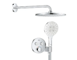Grohe Precision SmartControl - Sprchový set s termostatem pod omítku, průměr 31 cm, 3 proudy, chrom 34877000