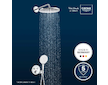 Grohe Precision SmartControl - Sprchový set s termostatem pod omítku, průměr 31 cm, 3 proudy, chrom 34877000