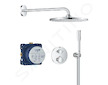 Grohe Precision SmartControl - Sprchový set s termostatem pod omítku, průměr 31 cm, chrom 34880000