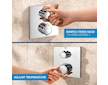 Grohe Precision - Sprchový set s termostatem pod omítku, 31x31 cm, chrom 34881000