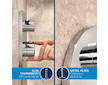 Grohe Precision - Sprchový set s termostatem pod omítku, průměr 25 cm, chrom 34883000