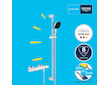 Grohe Precision Trend - Sprchový set s termostatem, 3 proudy, chrom 34855003