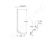 Grohe Příslušenství - Splachovací trubka, chrom 37107000