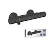 Grohe QuickFix Precision Start - Termostatická sprchová baterie, matná černá 345942430