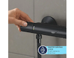 Grohe QuickFix Precision Start - Termostatická vanová baterie, matná černá 345982430