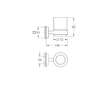 Grohe QuickFix Start Cube - Držák kartáčků a pasty, sklo/matná černá 410972430