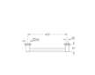Grohe QuickFix Start Cube - Madlo, délka 50 cm, matná černá 410952430
