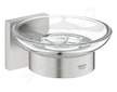 Grohe QuickFix Start Cube - Mýdlenka s držákem, sklo/supersteel 41096DC0