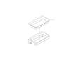 Grohe QuickFix Start Cube - Polička, délka 20 cm, chrom 41107000
