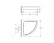 Grohe QuickFix Start Cube - Rohová polička, supersteel 41106DC0