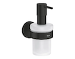 Grohe QuickFix Start - Dávkovač mýdla s držákem, sklo/matná černá 411952430